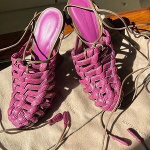 Bottega Veneta platform sandals. Perfect condition! Original bags included.